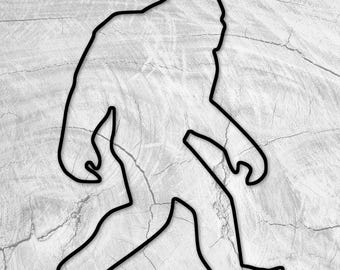 16x12" Bigfoot / Yeti / Sasquatch Silhouette Acrylic Router Template