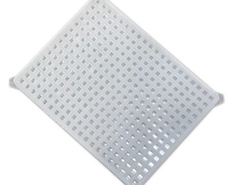 0.25x0.25x0.25" Pixels Mosaic Tile Silicone Mold - 300 Square Cubes x 1/4" Deep