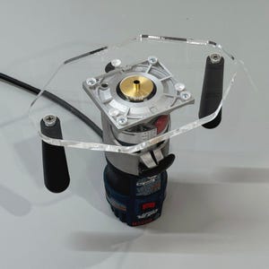 Bosch Colt (PR10E/PR20EVS/gkf125cen/gkf18v-25n/glf18v-8) palm/trim router base plate - two handle