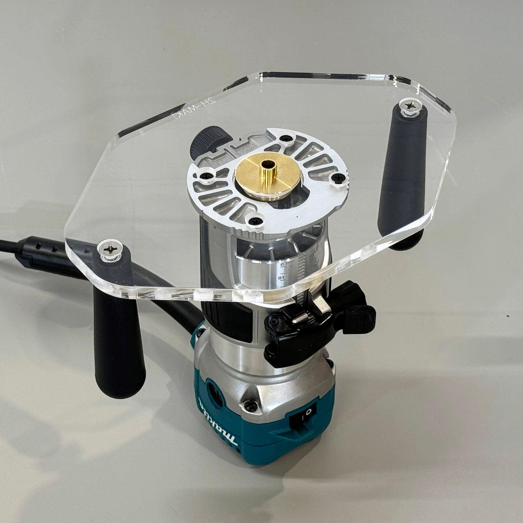 今、話題のroot base16ftです！ Makita (rt0701c/xtr01z/drt50zx4) Palm/trim Router Base Plate - Two