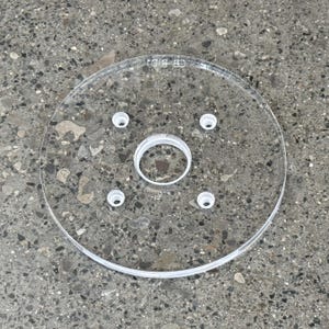 Ridgid (R2400/R2401/R24012/R860443B/R860444B) Palm/Trim Router Base Plate - 6" Round