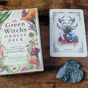 Lectura intuitiva del Oráculo de la Bruja Verde con una carta