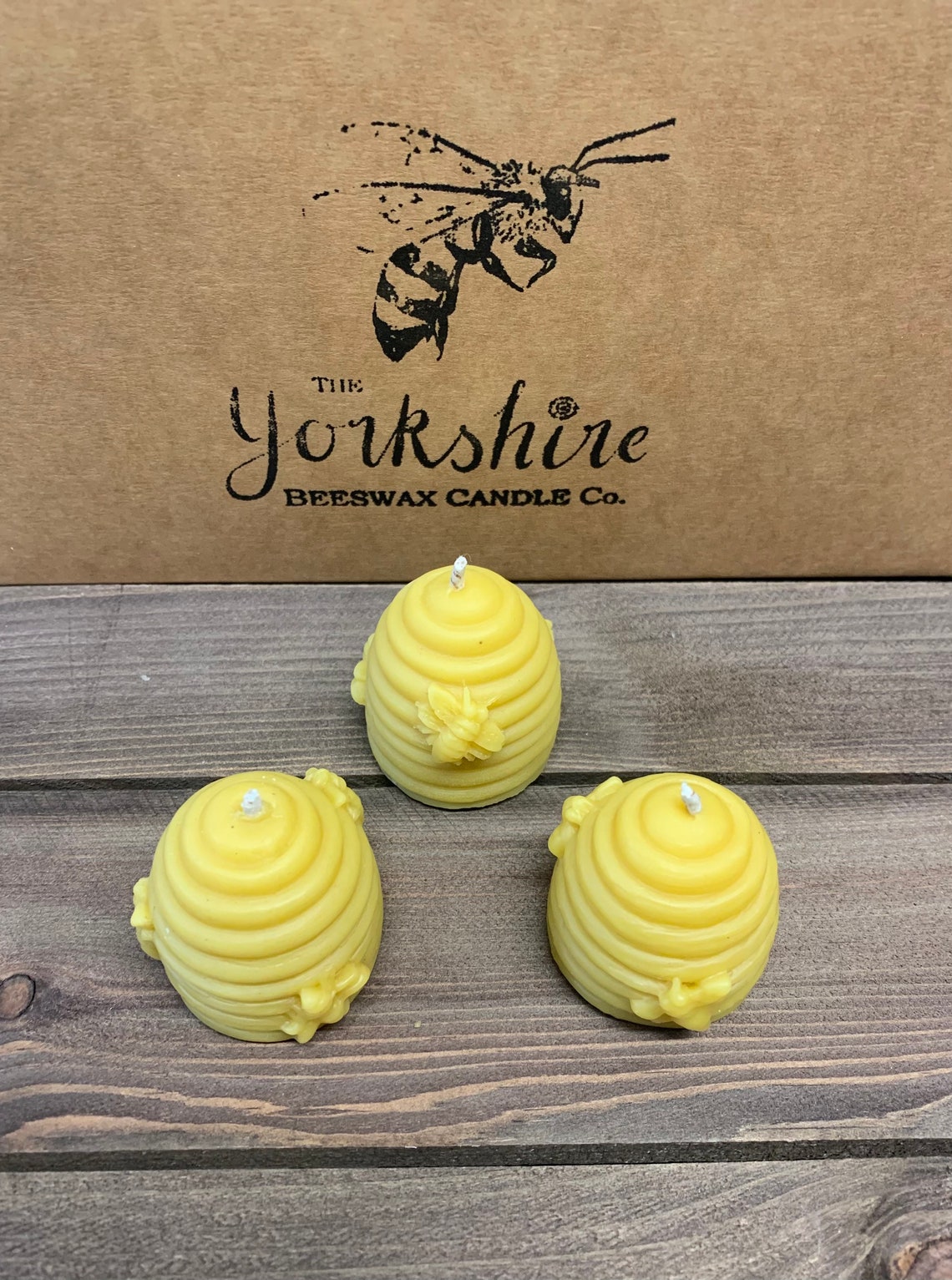 3 BEE Hive Candles Etsy
