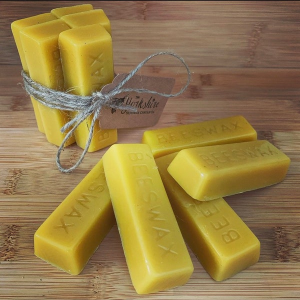 Yorkshire Pure Beeswax Bars - Pack of 5