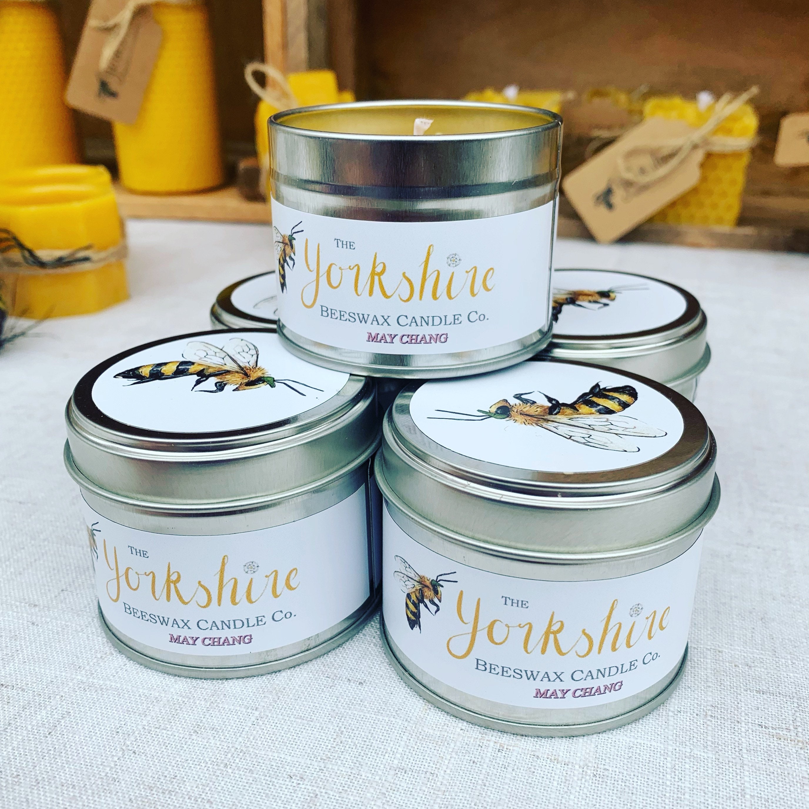 Yorkshire Beeswax Scented Candles With FREE Gift Option. Etsy UK