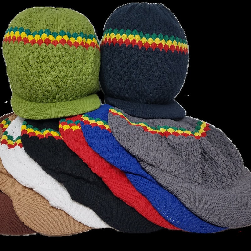 Rasta Cap - Etsy