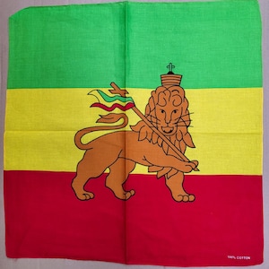 lion of Judah , Rasta bandannas head wear