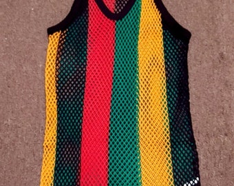 Men’s Camo String Mesh Vest 100% Cotton Camouflage Fish Net Fitted String Vest