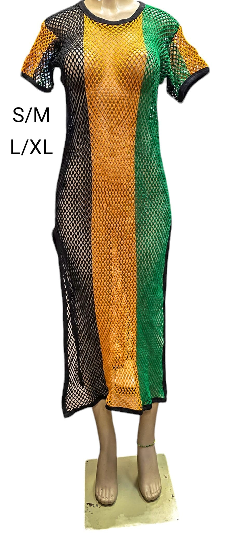 Rasta mesh Jamaica dress
