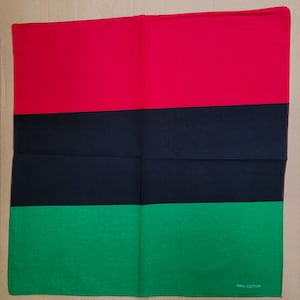 Pan-African Bandannas RBG