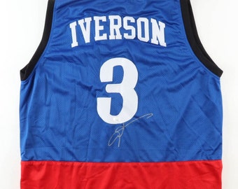 nellieball Allen Iverson Gold Champion Jersey 44 Philadelphia 76ers Rare 90s NBA Sixers Answer