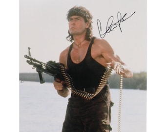 チャーリー・シーンのサイン入り8x10ホットショット！トッパー