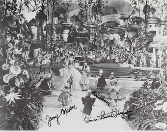 The Wizard of Oz 11 x 14 Photo Cast-Signed - JSA certification