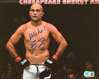 B.J. Penn Signed UFC 8x10 Photo Inscribed "Aloha!" (Beckett)