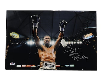 Sugar Shane Mosley Signed 12x18 Photo - PSA certification