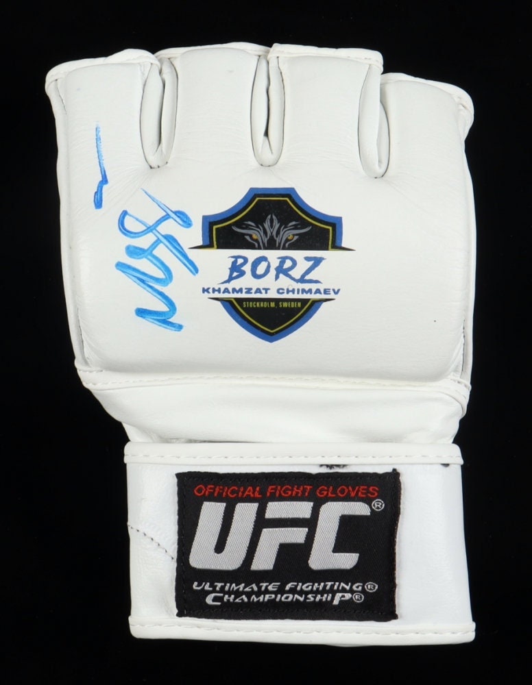Khamzat borz Chimaev Signed White UFC Glove PSA - Etsy Ireland