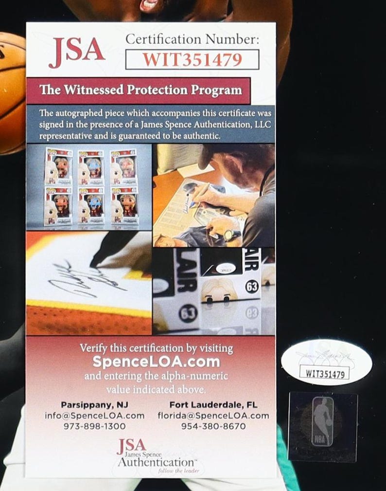 Tristan Thompson Signed Celtics 8x10 Photo - JSA Cetification - Etsy