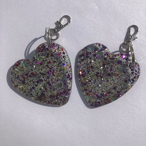 FOR PRIDE - Party Confetti Heart Keychain