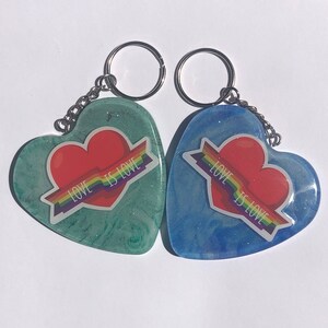 FOR PRIDE - Love is Love Keychains!