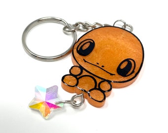 Salamander Keychain | Resin Keychain  | Handmade Gifts