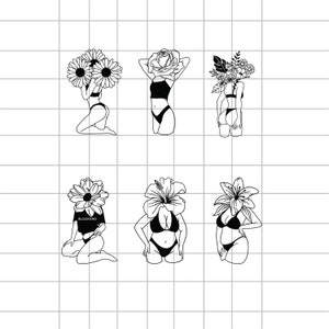 Vrouw Hars Folie 5 | Vrouwelijk lichaam | Hars Insert | Harsplaat | Transparantie invoegen
