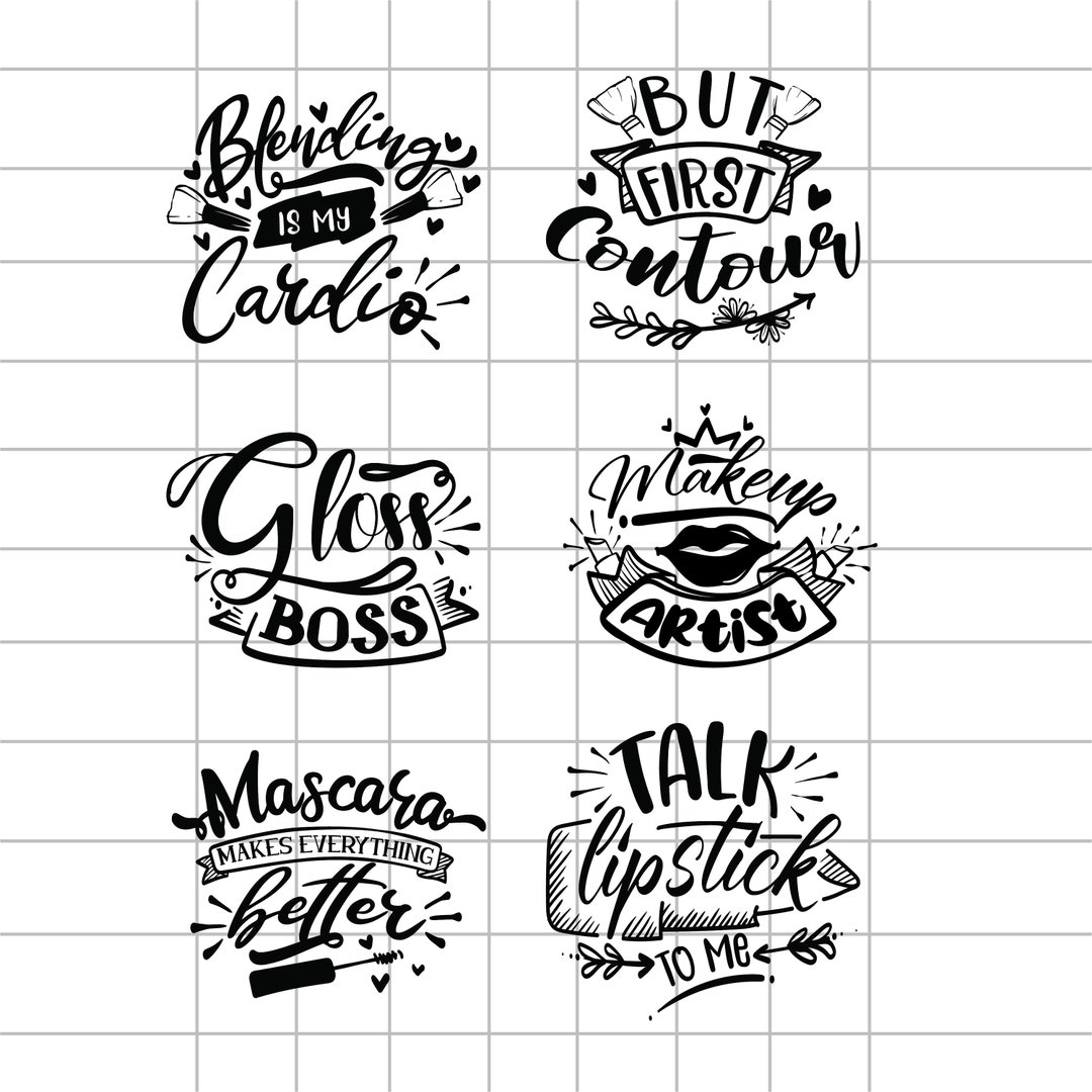 Makeup Resin Foil 1 | Resin Insert | Resin Sheet | Transparency Insert ...