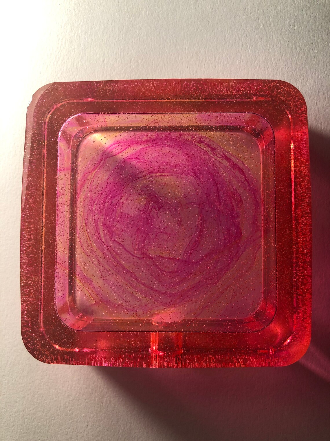 Neon Yellow Pink Ashtray Smoker Gifts Smoking Gifts Weed Etsy