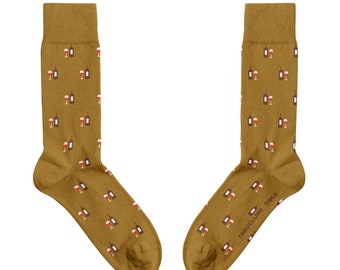 Calcetines de vino / Calcetines de bebidas / Calcetines felices / Calcetines para hombres y mujeres / Calcetines de regalo de cumpleaños / Calcetines de Navidad / Regalo de Navidad / Calcetines de invierno