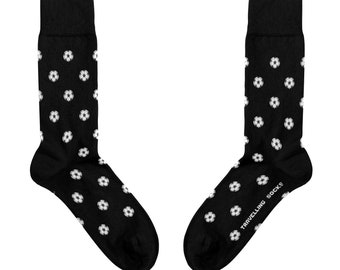 Chaussettes de football | Happy Socks | Chaussettes pour hommes et femmes | Cadeau d’anniversaire | Crazy Socks | Chaussettes de Noël | cadeau de Noël | Chaussettes d’hiver