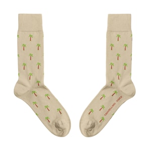 Palm Tree Socks | Summer Vibes | Socks Men Women | Colorful Socks | Happy Birthday | Cool | Funny | Bold | Gift | Gift Idea | Maldives image 1