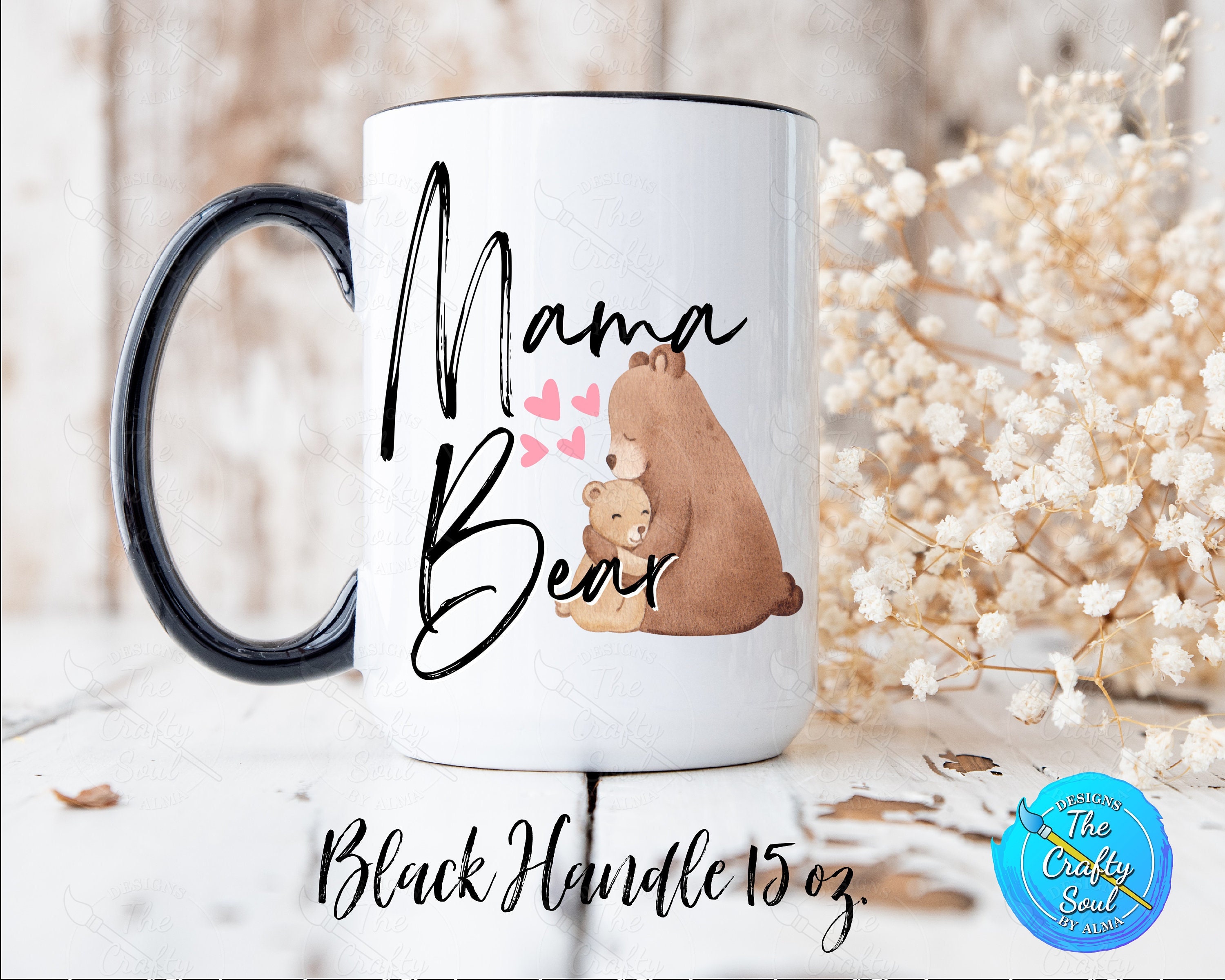 Luxe & Bloom - Chalkfulloflove Mama Bear Coffee Mug