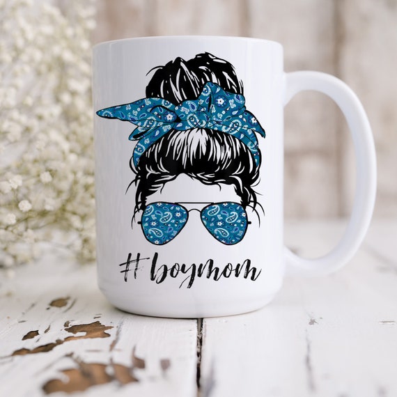 Personalized Boy Mom Mug Boy Mom Ceramic Large or Small Mug 