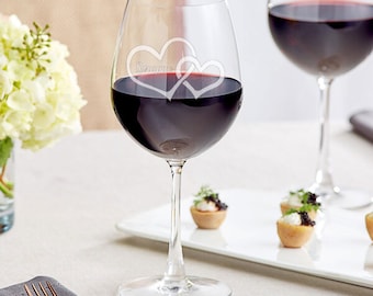 Verre à vin 20 oz - Nom personnalisé, gravé