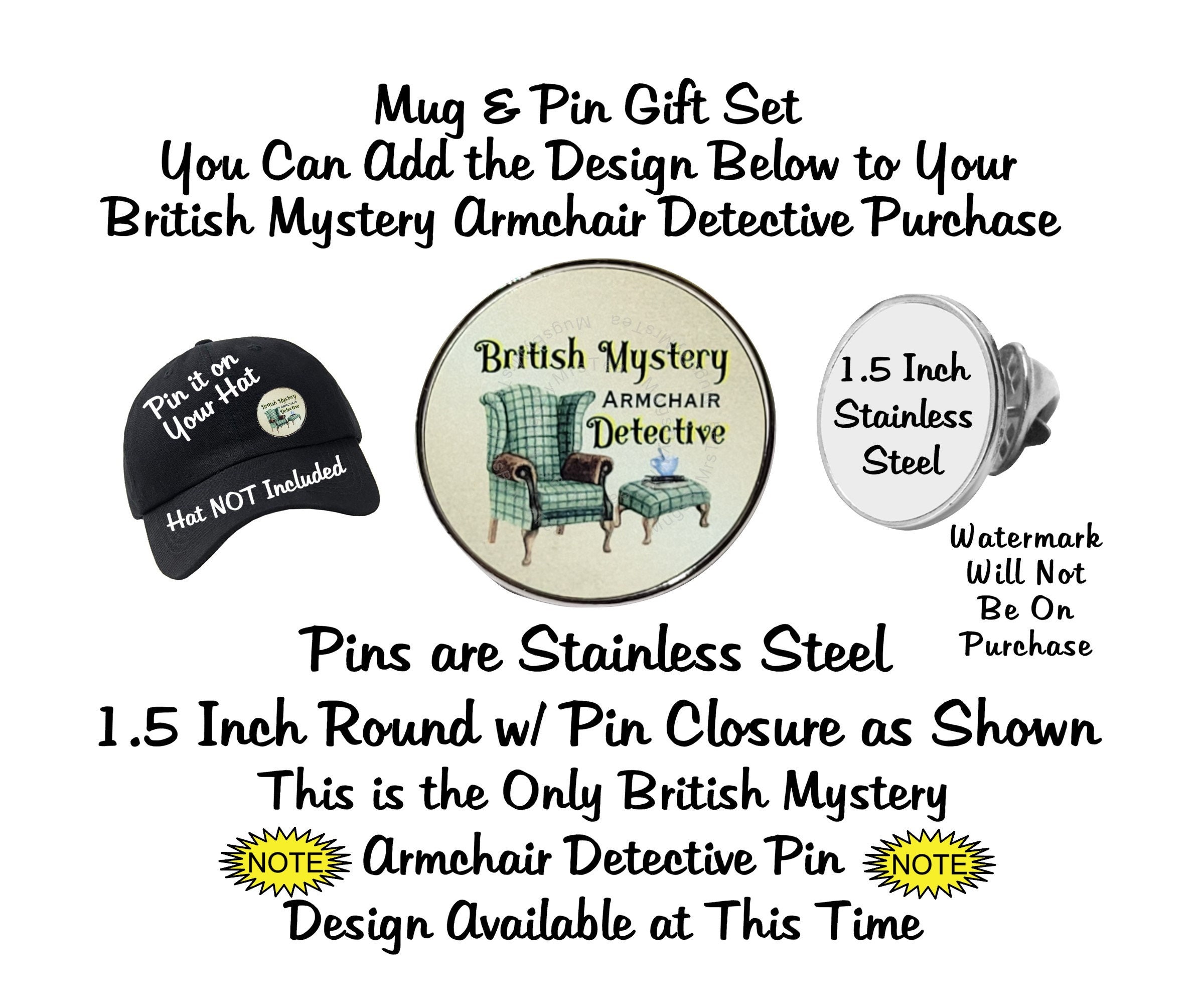 British Mystery Armchair Detective Mug Armchair Detective Etsy