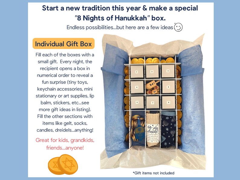 Hanukkah advent gifts