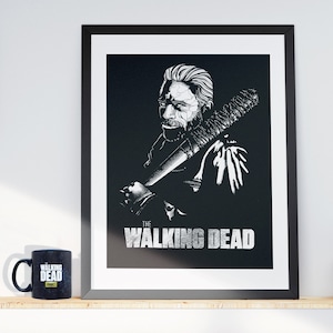 TWD Negan A3 Print