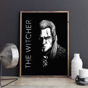 The Witcher Tribute A3 Print