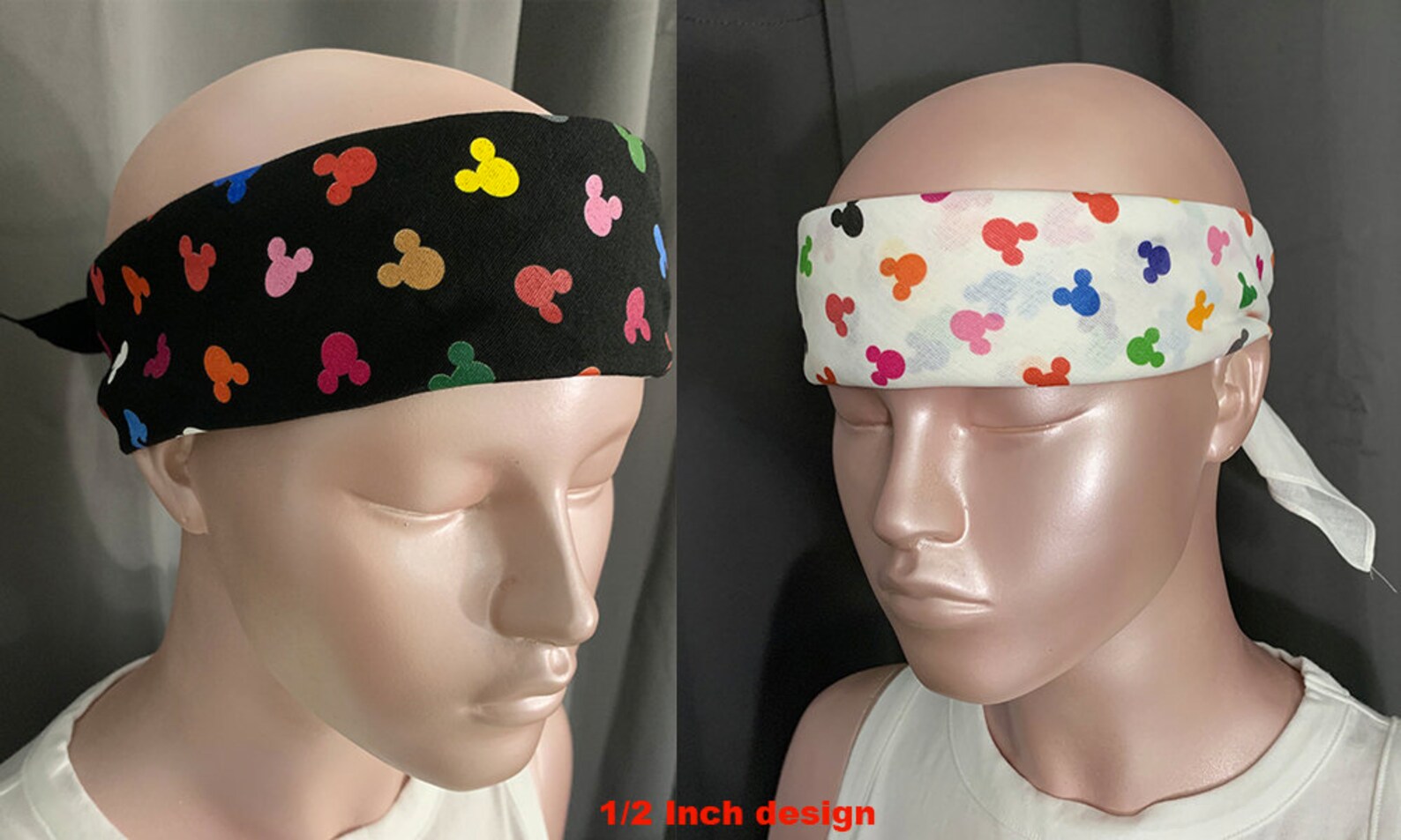 Mickey Mouse Bandana Disney Bandana Various Color Bandanas Etsy