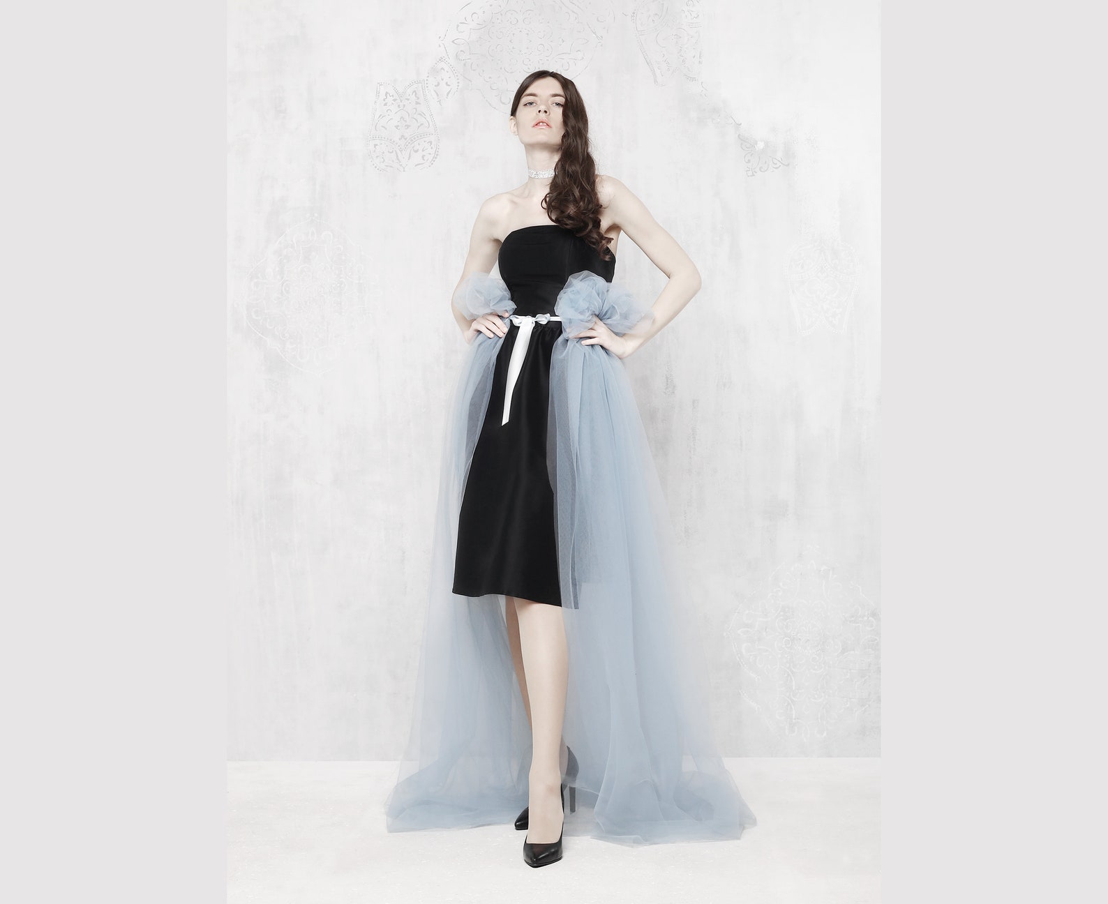 Sheer Tulle Layering Skirt main image 1