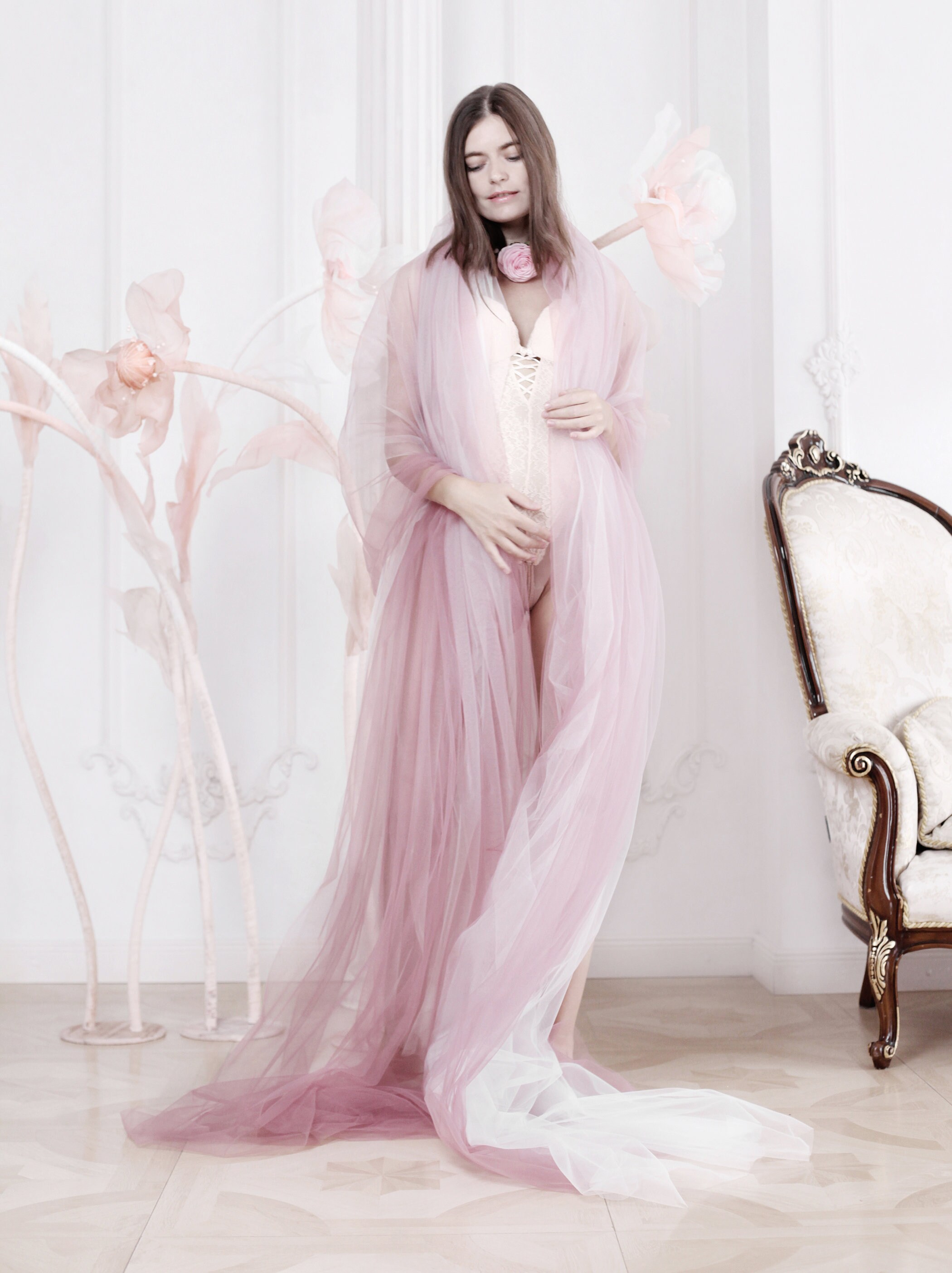 Pastel Color Baby Shower Outfit for Maternity Photo Shoot Etsy