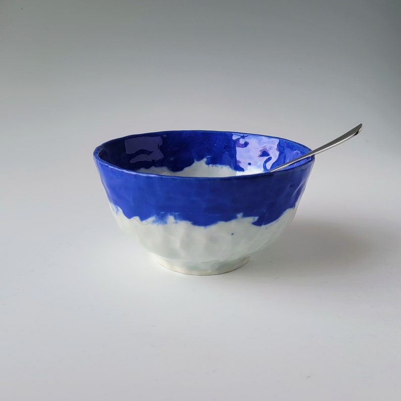 Blue colored Porcelain Bowl image 5