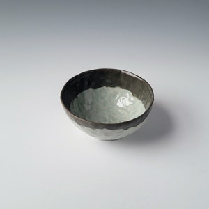 Bowl with celadon with white and dark gray colored porcelain image 4