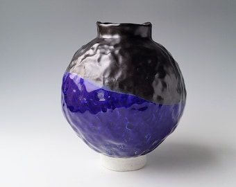 Night Tides Round Jar/Vase