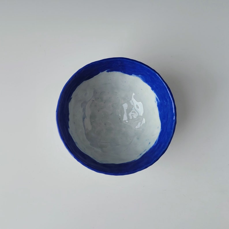 Blue colored Porcelain Bowl image 8