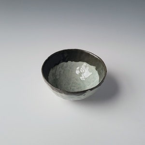 Bowl with celadon with white and dark gray colored porcelain image 6
