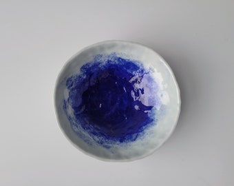 Blue Spray Bowl
