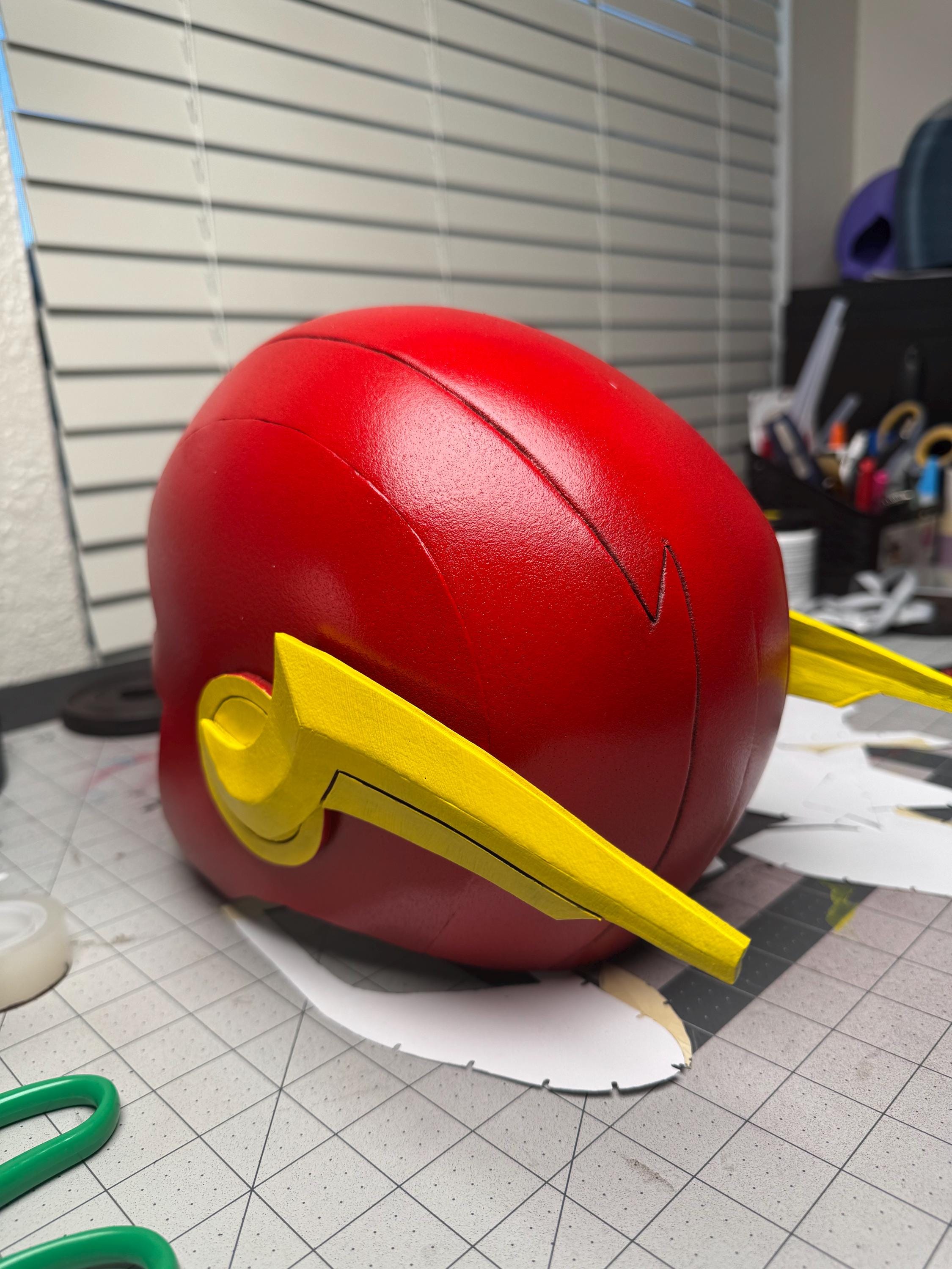 Speedster Tutorials TEMPLATE – Speedster Superhero Foam Mask | EVA Foam DIY Pattern + Full ...