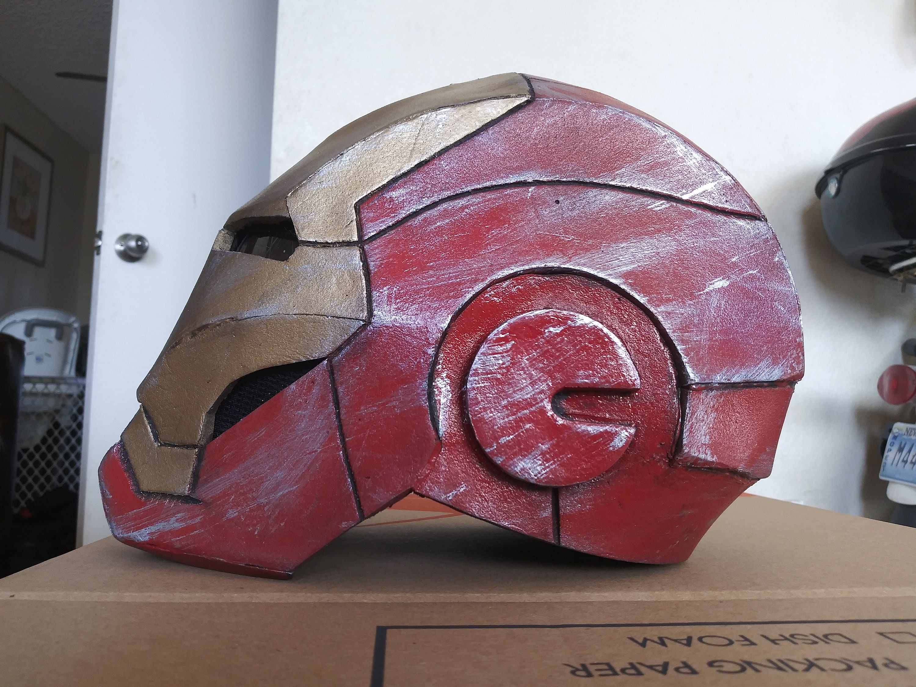 Handmade wearable Iron Man Helmet EVA foam Cosplay Ironman Etsy