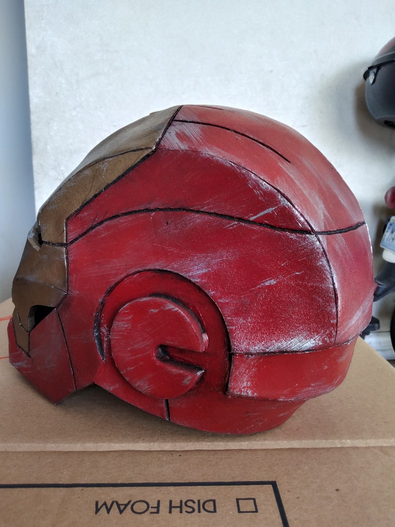 Handmade wearable Iron Man Helmet EVA foam Cosplay Ironman Etsy