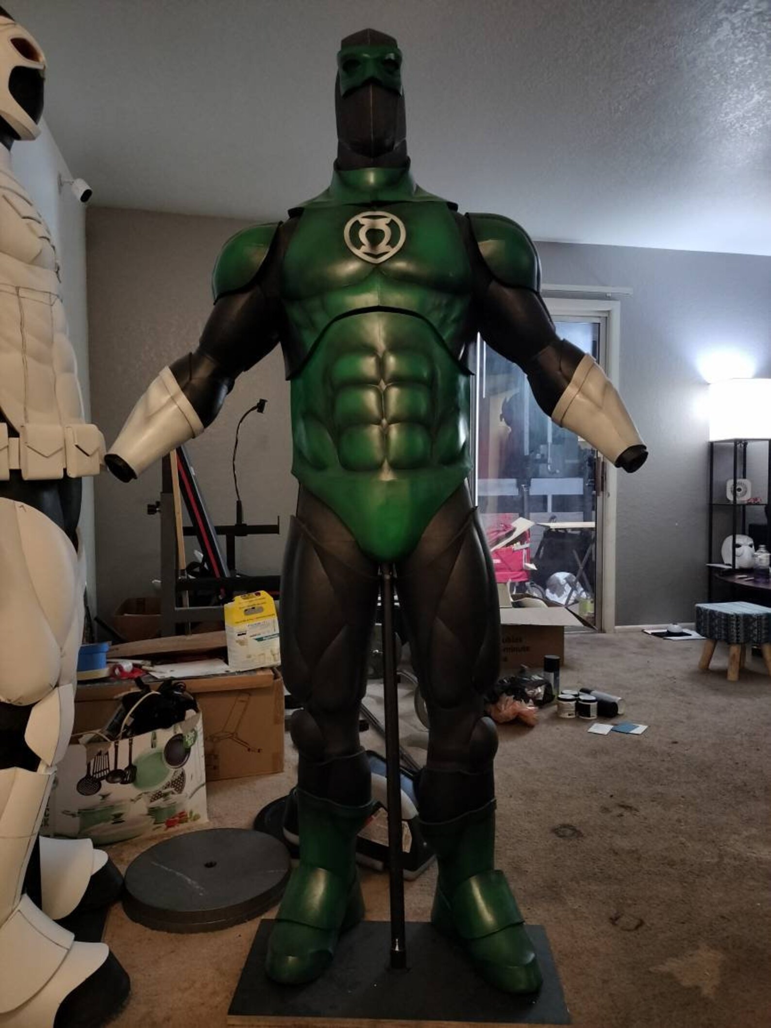Green Lantern Cosplay Costume Eva Foam Muscle Suit Eva Foam Etsy